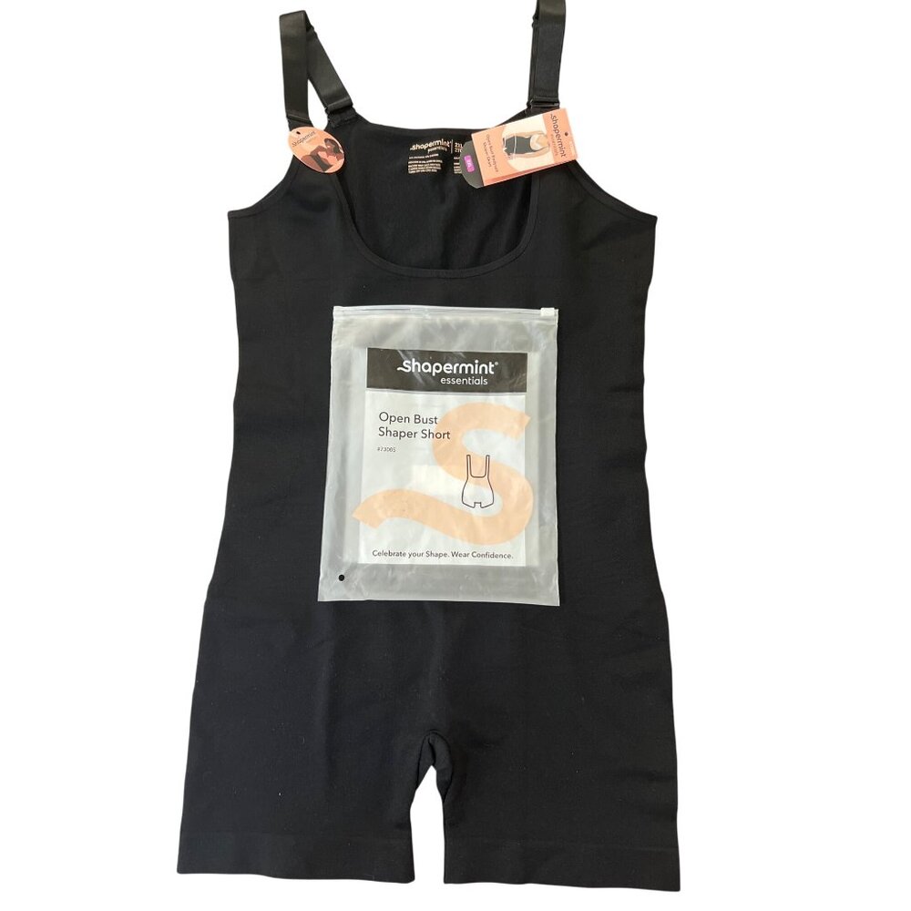 New Shapermint open bust shaper‎ short size 2XL #73005 NWT XXL